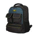 Tool Pouch Electrician Bags w/ Shoulder Strap Canvas Backpack 15 Pockets 12Inch