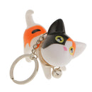 Fashion Key Ring Lovely Kitten Pendant Keychain for Girls--Muliticolors