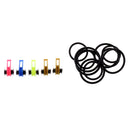 5 Pieces Plastic Fishing Rod Easy Hook Keeper Holder Rod Clip Hanging Baits Multicolor Fly Rock Fishing Rod Easy Hook Lures Baits Fishing Accesorios