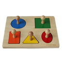 Montessori Geometry Insert Toy Wooden Puzzles for Intelligence Developing