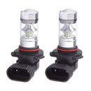 2 Pieces Car 9006 HB4 100W Ice Blue LED Bulb for Fog Running DRL Light Lamp