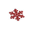 Beautiful Pearlescent Paper Cut Snow Shaped Glass Place Cards Christmas Wedding Anniversary Celebration Festival Restaurant Supplies PACK OF 50PCS