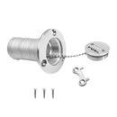 Heavy Duty 52mm 2'' Marine Garde 316 Stainless Steel Fuel Deck Fill Filler & Key Boat Yacht Flush Mount Hardware