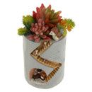Resin Succulent Plant Planter Flower Pot Garden Craft Decor Hedgehog Design