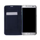 Portable PU Leather Flip Case Cover Protector COMPATIBLE FOR Samsung Galaxy S6 Edge Royal