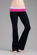Women Girls Elastic Sports Running Yoga Fitness Gym Pants Black L
