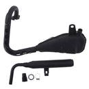 Black Exhaust Pipe + Muffler Silencer for Yamaha PW50 Peewee50