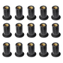 15pcs Durable Metric Rubber Well Nuts Windshield for Kayak Canoe Boat Marine