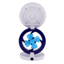 Outdoor Camping Folding Mini Fan Table Lamp 3 In 1 Home Small Night Light