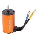 Water-resistant Aluminium Alloy 3660 3800KV Brushless Motor 4 Poles for 1/10 RC Car Vehicle 2.36 x 1.41inch
