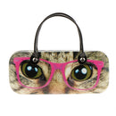 Handbag Design Eyeglasses Sunglasses Hard Protector Case, Protective Cover Bag Box Pouch for Glasses, Portable for Trip