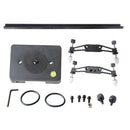 100cm Aluminum Camera Track Dolly Slider Rail System for Stabilizing Photograph Movie Film Video Making DSLR Camera