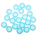 Plastic Portable Contact Lens Cases Holder Soaking Storage Container Travel Accessory Blue PACK OF 10PCS