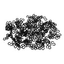 100pcs Bike Cable Clips Plastic Brake Cable Clips Mountain Bike Clip Black