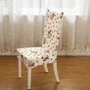 Removable Stretch Chair Cover Dining Room Wedding Party Short Chair Cover 4