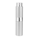 8ml Refillable Rotation Perfume Atomizer Empty Spray Bottle - Silver