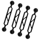 1'' Underwater Flash Ball Joint for Diving Light System Arm Clamp Adapter Kit Aluminum Alloy 4 In 1