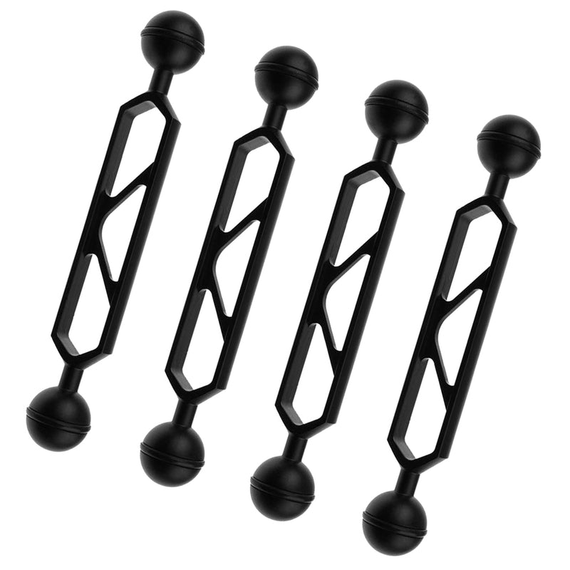 1'' Underwater Flash Ball Joint for Diving Light System Arm Clamp Adapter Kit Aluminum Alloy 4 In 1