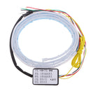 LED Flow Strip Trunk With Side Turn Signals Rear Light Blue Red Yellow White