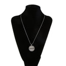 Fashion Round Circle Best Friend of Bride Pendant Necklace for Wedding Party