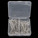 150 Pieces Steel T-Pins Nickel Plated Mixed 2 Size for Blocking Knitting ,Modelling and Crafts