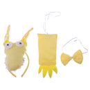 Unisex Kid Little Dragon Headband Tail Bow Tie Costume Accessory Fancy Dress