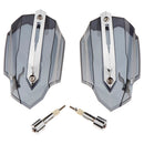 2 Pieces Modified Hand Guard Windshield Windscreen for Motorcycle