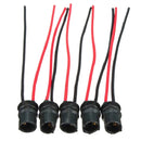 5 Pack of T10 194 Extension Harness Plugs Connectors Wiring Sockets for Cars,