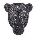 Leopard Pattern Embroidery Patch Sequin Motifs Sew On Patch Clothes Applique