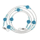 Long Lightweight Anti Slip Eyeglasses Sunglasses Spectacles Holder Necklace Travel Trip Hiking Outdoor Accessory Blue