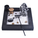 Zen Garden Sand Tray Mini Incense Burner Stone Pebbles Rake Set Home Bedroom Party Decor Ornament Feng Shui Wedding Gift