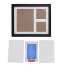Baby Handprint Footprint Frame Kit with Lasting Light Blue Ink Pad Standing on Table Room Office Wall Decoration 23x28x2cm