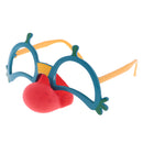Novelty Unisex Hallowmas Party Clown Red Nose Party Glasses Dress Up Toys