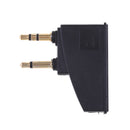 Durable Aircraft Plug Converter Adaptor Plug for Noise Cancelling Headphone Kits Easy Use