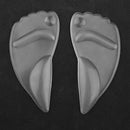 1 Pair Adhesive Arch Pads Adhesive Arch Support Half Insole High Heel Insole