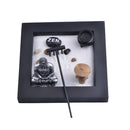 Zen Garden Set Wooden Tray Sand Pebbles Rake Home Ornament Home Office Gift