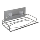 Non Rust Self Adhesive Bathroom Toilet Paper Caddy Organiser Shelf Stainless