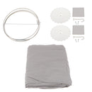 Children Bedroom Decor Bed Canopy Baby Insect Flies Protection Kids Reading Play Portable Tents Cotton Mosquito Net Gray