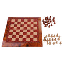 19.6Ã—19.6cm Beautiful Wooden Chess Set with Magnetic Chess Board Gift