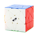 Irregular Magic Cube Pentacle Cube Twist Puzzle Toy Brain Teaser Game Toy Gift - White
