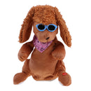 Puppy Dog Batteries Powered Toy Active Ear Shar Pei Plush Dog Model Kids Toy
