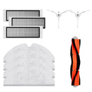 10pcs/pack Main Brush + HEPA Filter + Side Brushes + Mopping Pad for XIAOMI Robot Vacuum Cleaner, Replacement Part