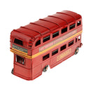 Kids Metal Double-deck London Bus Model Die-cast Vehicles Handmade Craft