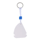 Marine Outboard Swimming Beach Floating Key Ring Key Float Sailing Kayak Fishing Accessories- Sailing Boat White