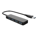 High Speed 4-Port USB 3.0 Multi HUB Splitter Adapter For PC Laptop Mac Phone