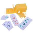 Montessori Mathematics Math Toy Bank Game Kids Intelligence Developing Toy Gift