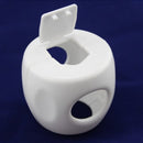 PP Plasitc Round Door Knob Handle Cover Anti Collision Crash Proof Safe Kids Guard Protector 66 x 62mm