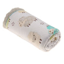Newborn Baby Berber Fleece Blanket Bedding Set Unisex Sheep