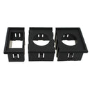 3pcs Car Vehicle Rocker Switch Clip Panel Socket Patrol Holder Housing Combo
