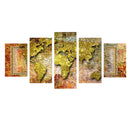1 Set of 5PCS Canvas Painting for Home Bedroom Cafe Hotel Room Wall Art Wall Decor Paintings World Map Print Charms 30*40/60/80cm